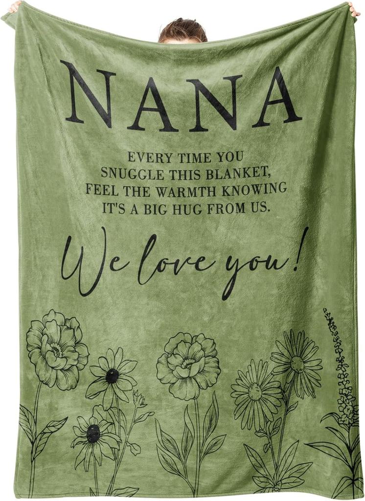 Grandma Gifts in Spanish Abuela Gifts Abuelita Blanket for Grandma Festival Birthday Gifts Regalos para Abuela/Abuelita throw