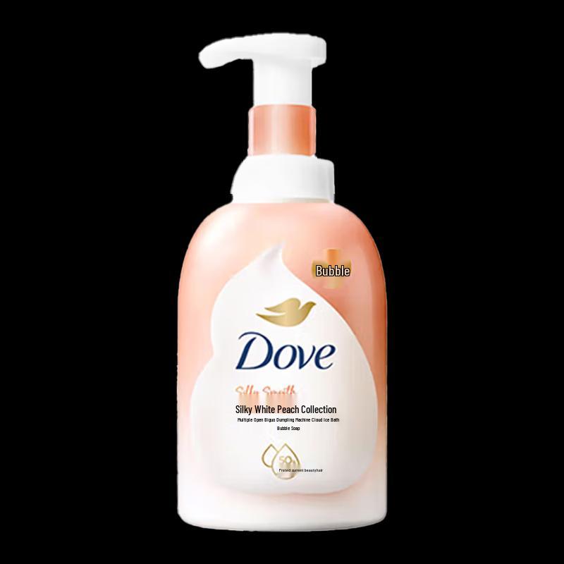 DOVE White Peach Foaming Shower Wash & Body Lotion Set