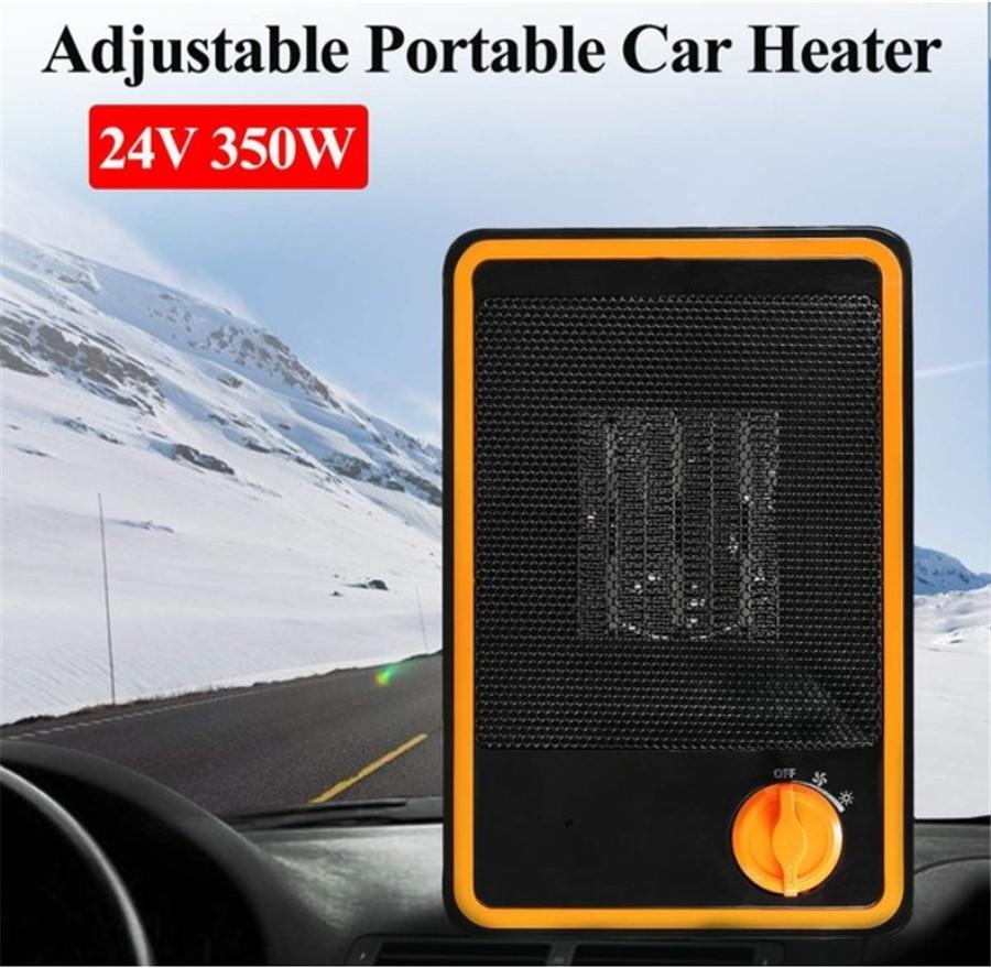 Universal 24V 350W Adjustable Portable PTC Truck Car Home Heater Window Defroster Demister