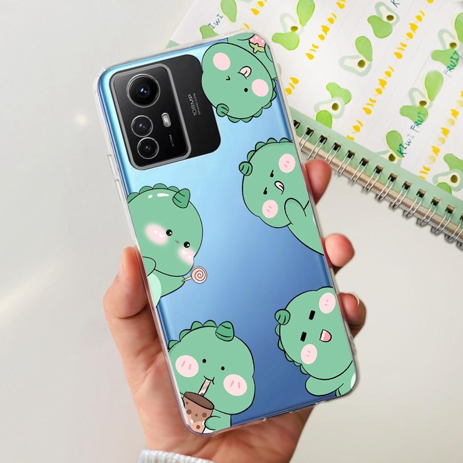 For Xiaomi Redmi Note 12S Case Redmi Note12S Cute Astronaut Silicone Back Cover For Redmi Note 12S 4G 2023 Cases Protective Capa