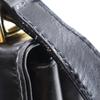 Salvatore Ferragamo Gancini Shoulder Bag Black Calfskin Women Used