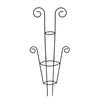 Heavy Duty Metal Flower Trellis 76cm Tall Plant Support Frame Stand For Potted Plant Hanging Baskets Garden Decoration