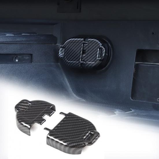 ABS Carbon Fiber Trailer Power Take-Off Cover Trim For Toyota Tundra -24