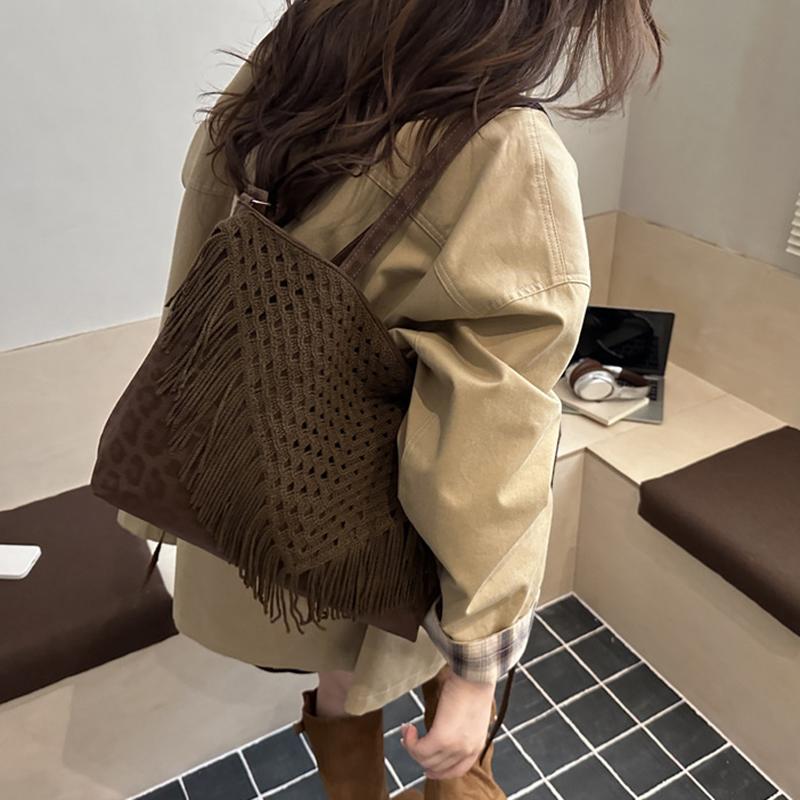 Bolsa de Palha Tecida Bolsa Feminina Bolsas de Ombro de Couro Moda Bolsas Tote de Grande Capacidade Bolsas Transversais Bolsas de Mensageiro de Viagem
