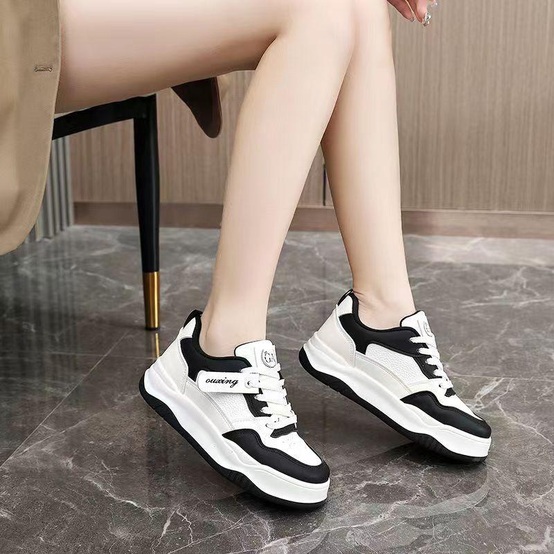 

Белые туфли женские туфли новые осенние Ins Niche повседневные кроссовки на платформе Elevator Wild Board Shoes для женщин 40