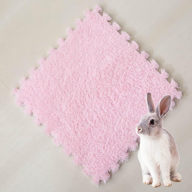 

30*30cm 1-10Pcs Pet Warming Pad EVA Foam Guinea Pig Hamster Soft Sleeping Mat Rabbit Sleeping Mat Blanket Bed Pet Accessories 1PCS розовый