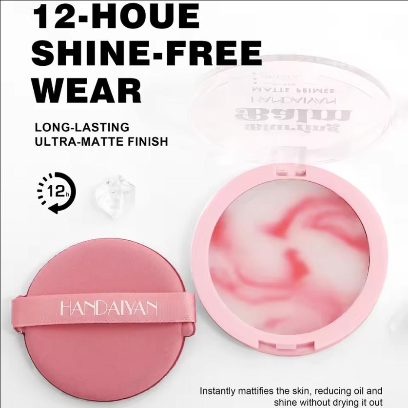 Three-dimensional Contouring, Natural, Lightweight, Waterproof, Oil-controlling, Non-stuck Matte Concealer Setting Powder