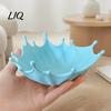 Jewelry Organizer Tray 3D Printed for Rings Earrings Bracelets, Ocean Splash Lightweight Tabletop Trinket Dish, Decorative Desktop Home Vanity