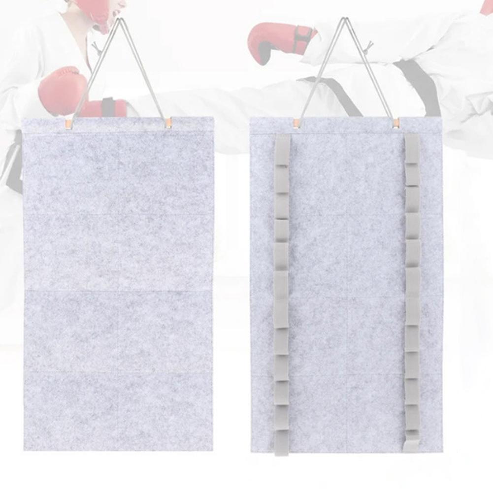 

Органайзер для поясов для боевых искусств, держатель для поясов каратэ, прочная настенная стойка для хранения поясов тхэквондо для муай-тай, дзюдо серый