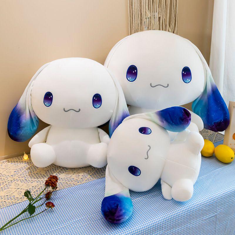Sanrio Cinnamoroll Peluche con Orecchie Stellari Degradate Morbida Bambola Cuscino Per Bambini Super Morbido E Delicato Sulla Pelle