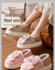 Women's Winter Bowknot Cotton Non-Slip Slippers