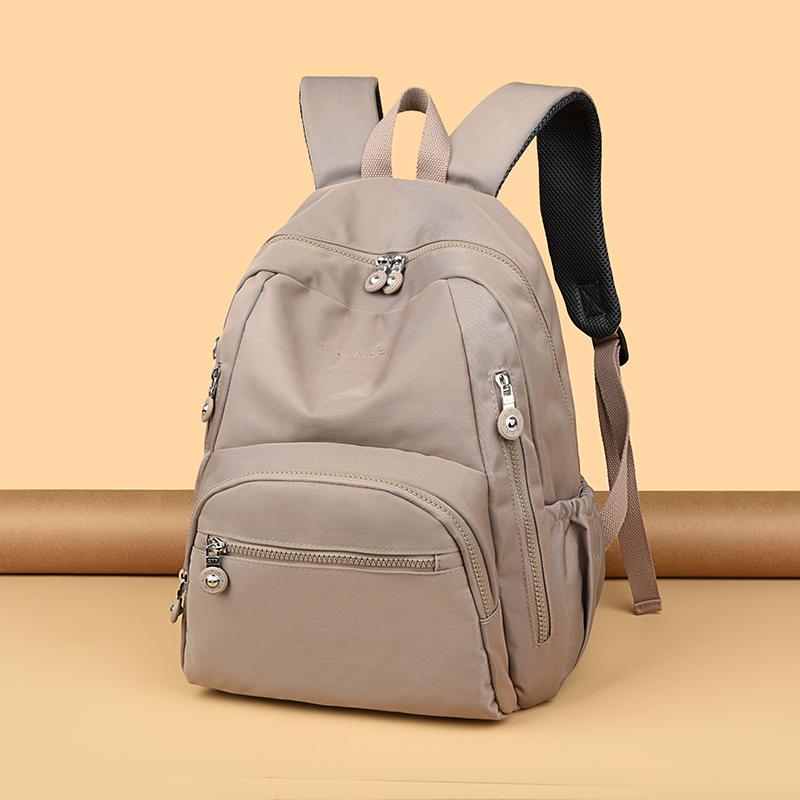 Damen Leichter Wasserdichter Rucksack Nylon Rucksack mit großem Fassungsvermögen Pendler Studentenrucksack Schultasche