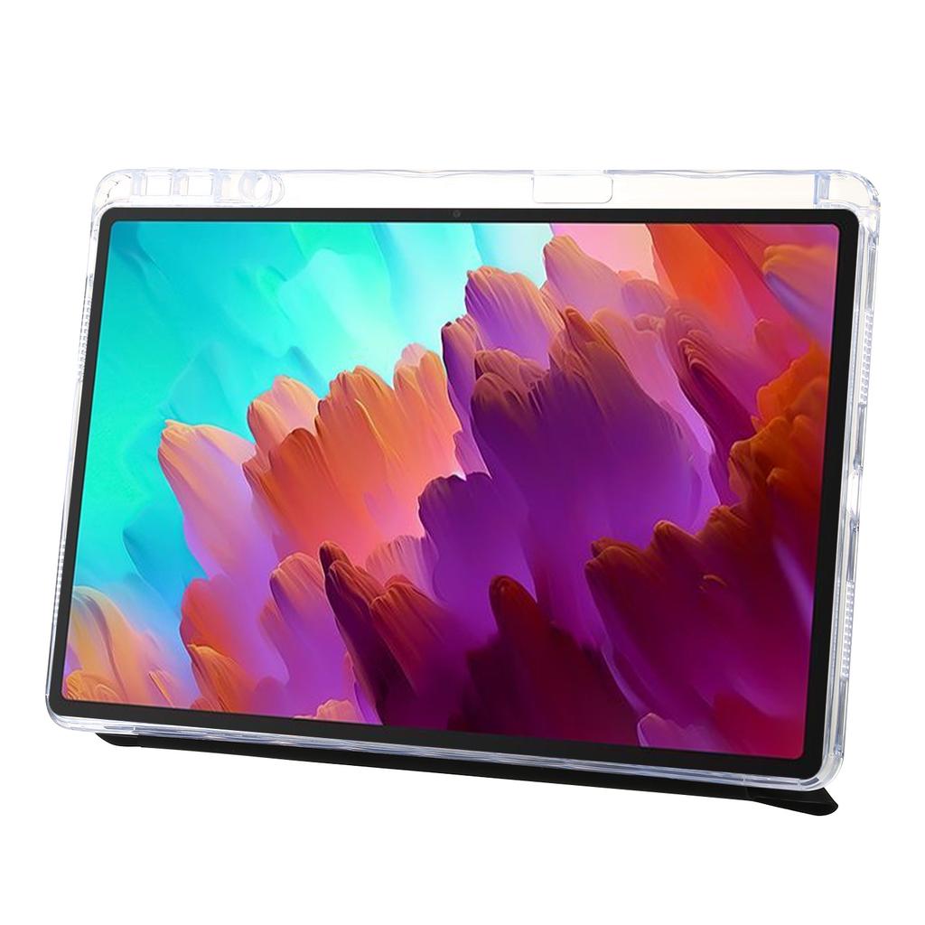 Pro Lenovo Xiaoxin Pad 11 2025/Idea Tab (TB336ZU/TB336FU) Pouzdro PU Kůže Origami Stojan Průhledný Kryt na Tablet