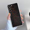 Phone Case For Samsung Galaxy S26 S25 S24 S23 S22 Ultra S20 S21 FE 5G Plus Soft Clear Cover Honeycomb Pattern