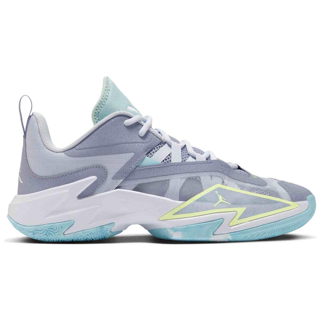 Jordan One Take 3 Slip Resistant Abrasion Resistant Low top Basketball Shoes Men's Blue Purple Jordan DC7700-015