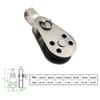 Traction Pulley Bearing Lifting Wheel Tools 25mm Stainless Steel Pulley Kayak Boat Accessories