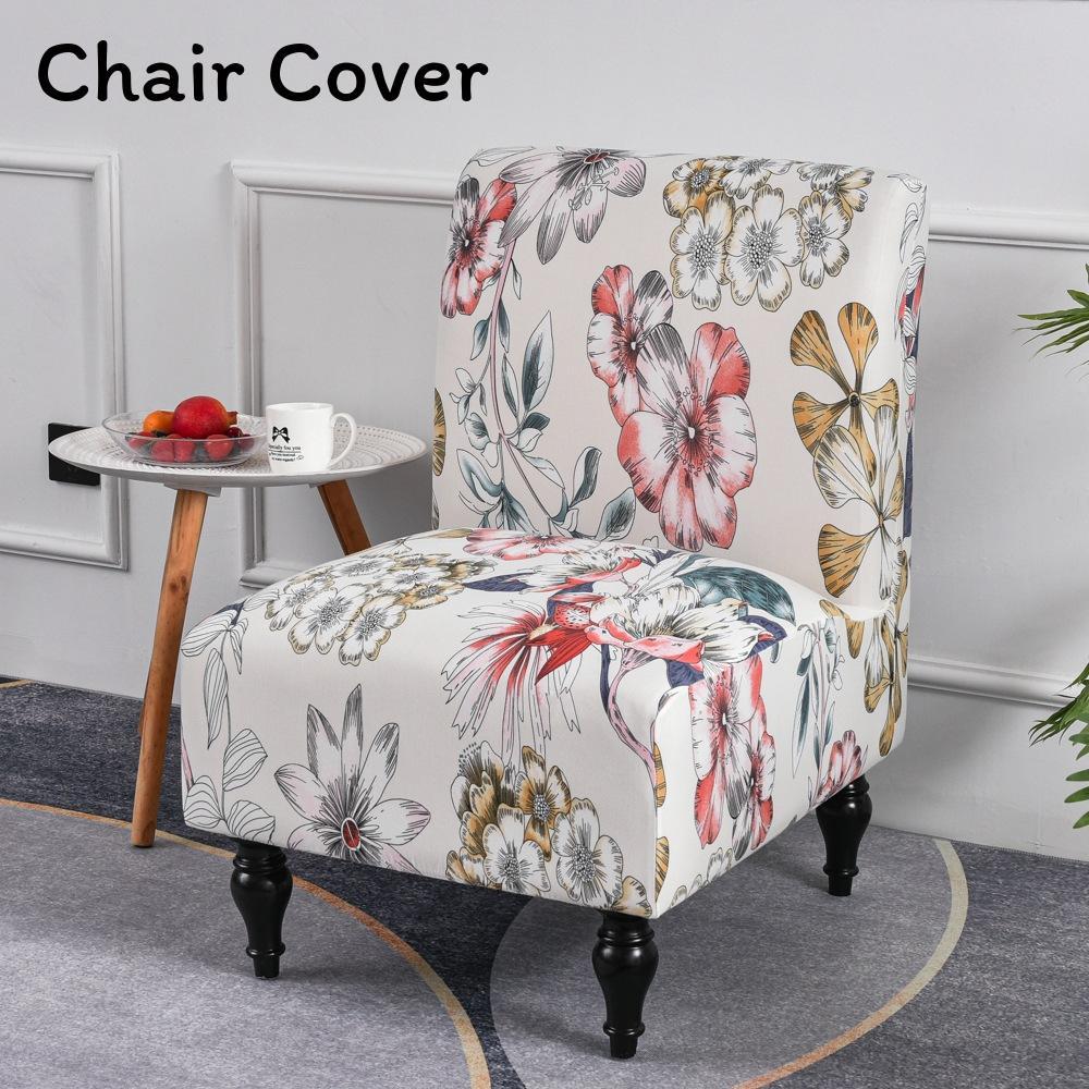 Fat Head Chair Cover No Armrest Fabric Protector With Non Slip And Dustproof For Home Dining Decor