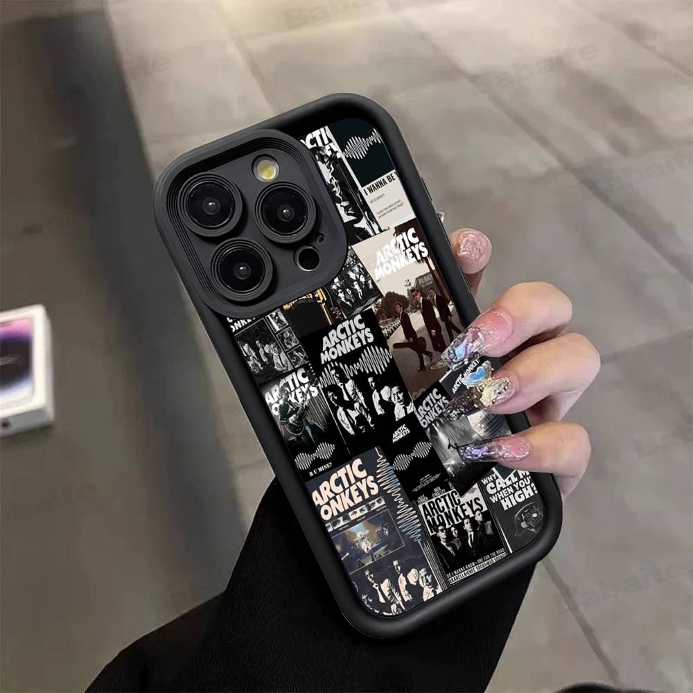 Hot A-Arctic M-Monkeys Band Phone Case For IPhone 17 16 15 14 13 12 11 Pro Max 16E Plus INS Soft Cover