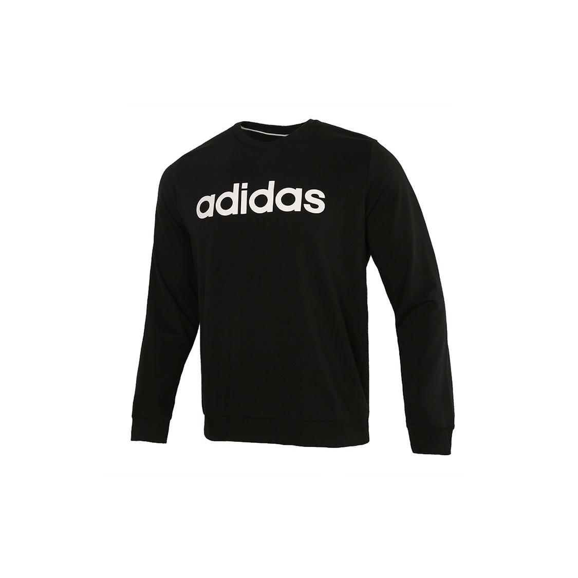 Adidas ESSENTIALS Толстовки Мужские Черные С Круглым Вырезом Умеренный Обычный GP4873 XXL