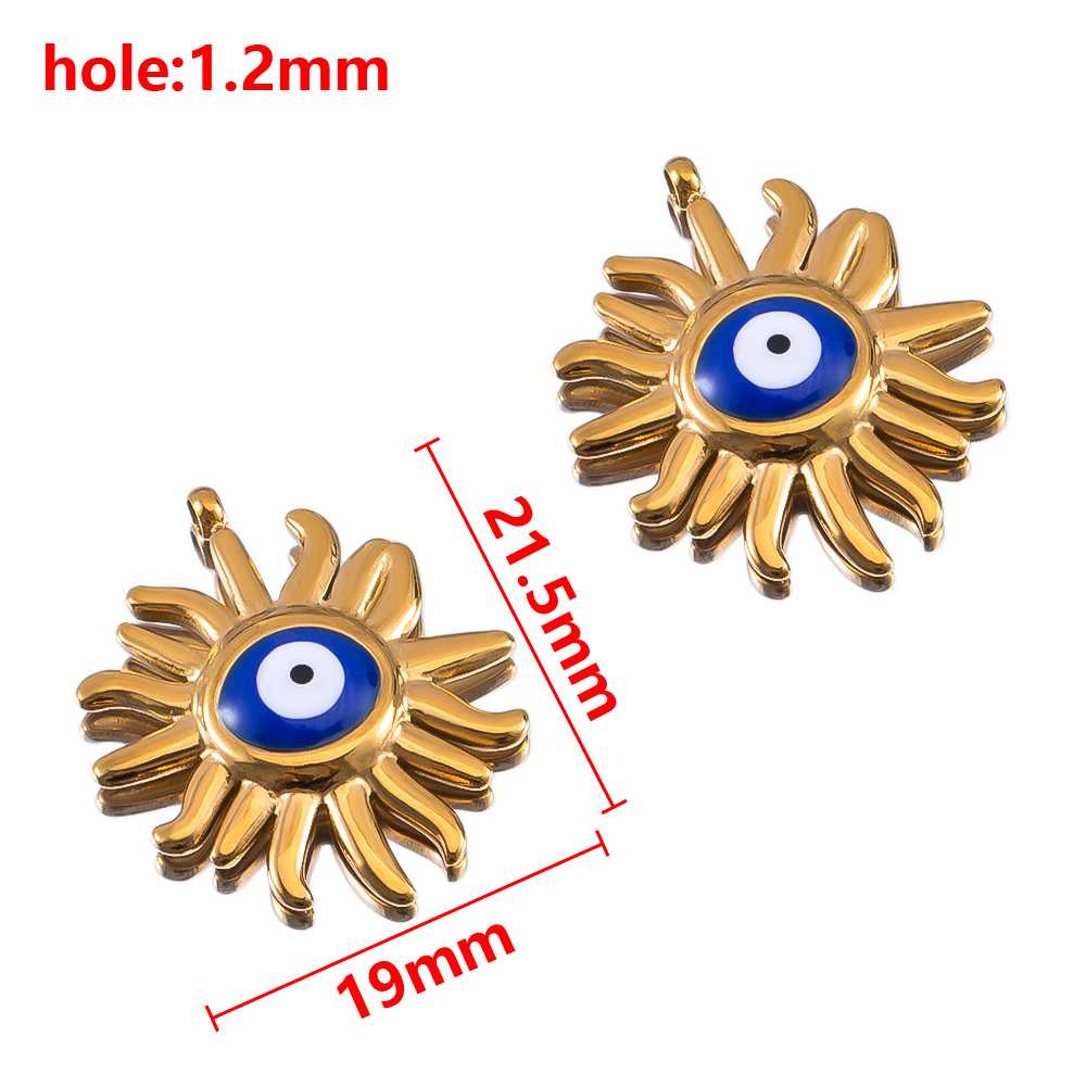 2pcs Stainless Steel Irregular Red Necklace Charms Gold Plated Imitation Pearl Earrings Component DIY Necklaces Jewelry Findings