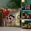 Anime A-Arsene Lupin The ThirdS Pillow Case Soft Plush Fabric Double Sided Print Decorative Home Living Room Gift Cushion