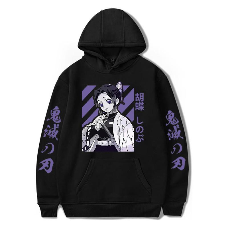 Demon Slayer Anime Hoodie Unisex Oversized Long Sleeve Sweatshirt Winter Casual Streetwear
