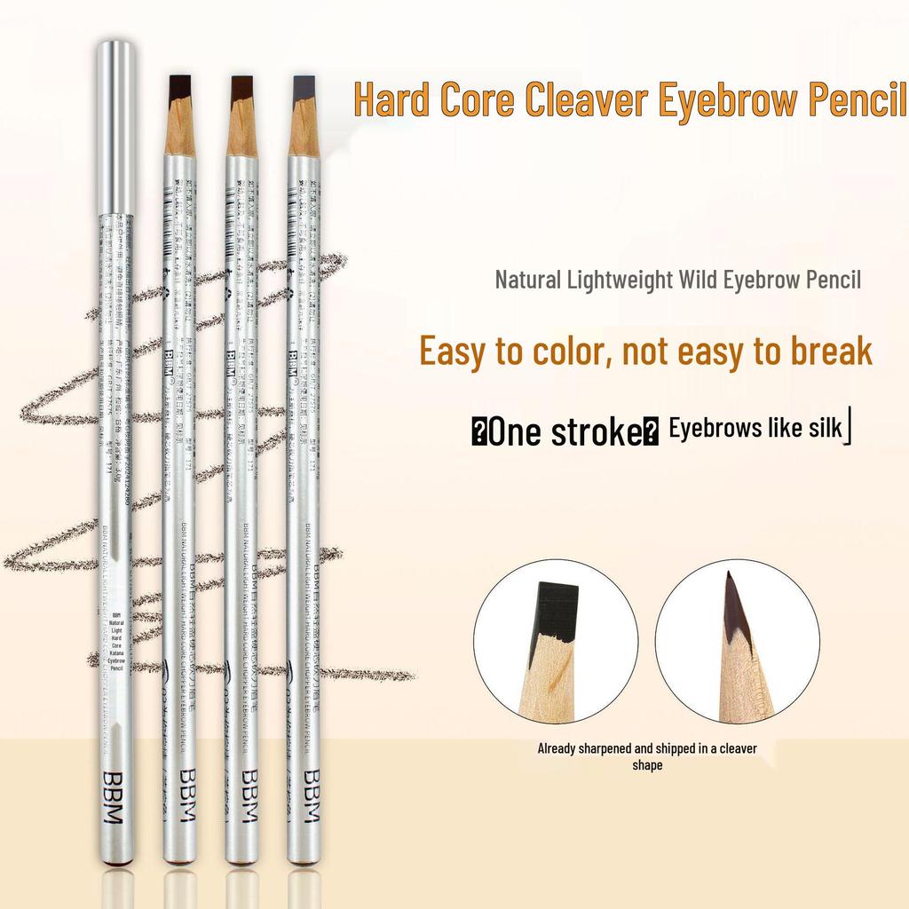 BBM Katana Eyebrow Pencil: Natural Light, Waterproof, Sweatproof, Smudge-proof, Long-lasting, Smooth Microblading for Professional Makeup Artists