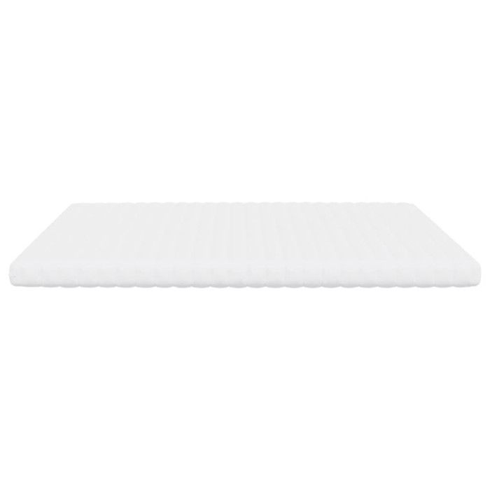 VidaXL Matelas en mousse blanc 200x200 cm 7 zones dureté 20 ILD,matelas de lit,matelas de lit de jour,matelas en mousse 356359