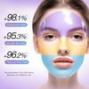 Collagen Grape Seed Hyaluronic Acid Tri-color Face Mask Hydrating Anti-Aging Brightening Skin Care