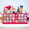 Christmas Decorations Wooden Painted Elk Countdown Advent Calendar Christmas Storage Box