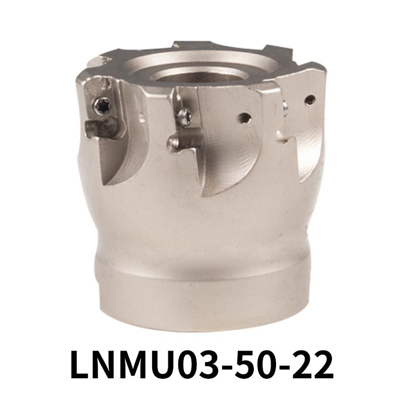 LNMU03 40/50/63/80/100mm fast feed milling cutter head turning tool holder for LNMU0303ZER double-sided fast feed milling insert
