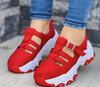 Wal Damen Sandalen Frühling und Herbst Neu Zehentrenner Dicke Sohle Niedriger Riemen Flacher Boden Lässige Sneaker