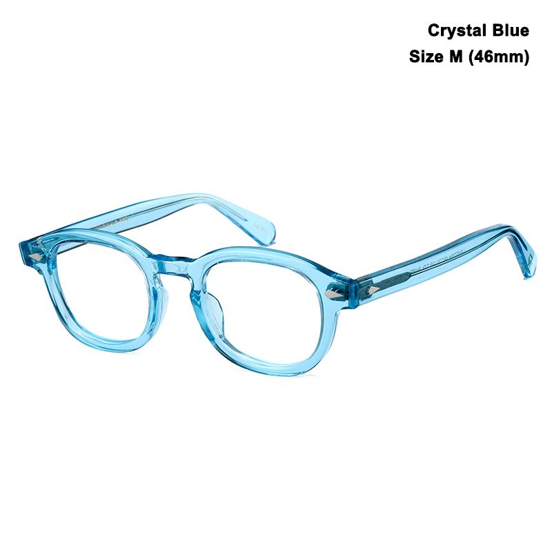 Johnny Depp Lemtosh Glasses Frame Men Women Luxury Brand Vintage Computer Goggles Acetate Glasses Frame Transparent Lens Box