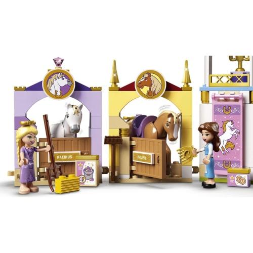 LEGO Disney Princess Belle und Rapunzels Königreichsställe 43195, Bausteingeschenk, Prinzessin, Prinzessinnen, Tier, Mädchen, ab 5 Jahren