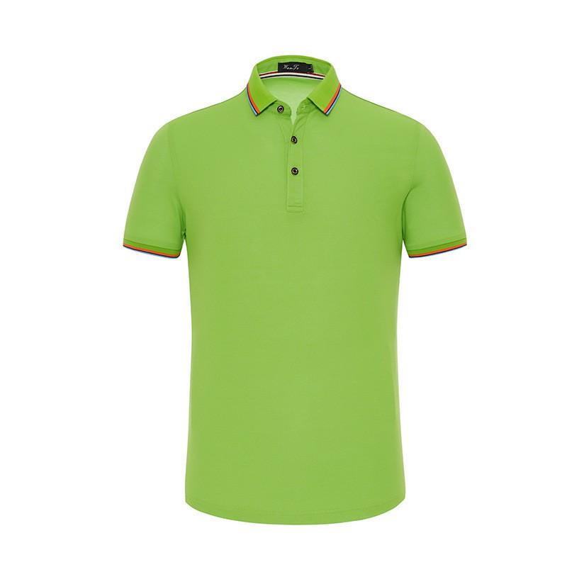 Mens Womens Slim Fit Cotton Silk Blend Polo Shirt Short Sleeve Breathable Casual Workwear