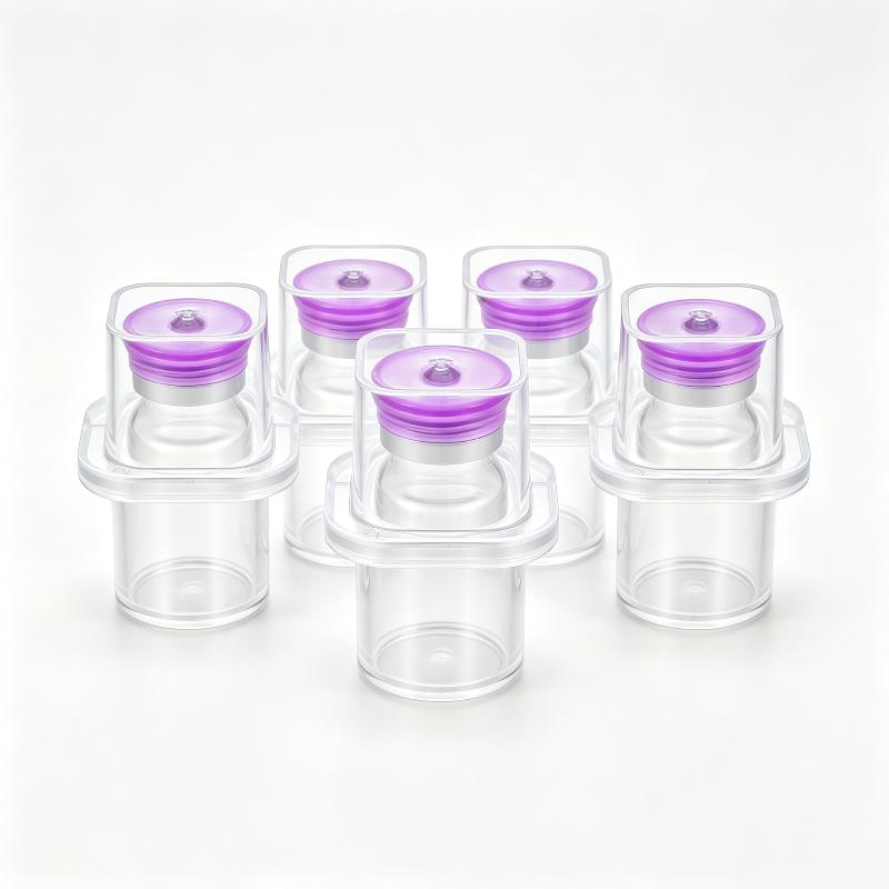 1/5/10Pcs Mini Transparent Peptide Storage Case Vial Stackable Refrigerator Storage Box 3Ml Vial Storage Case For Lab & Home Use