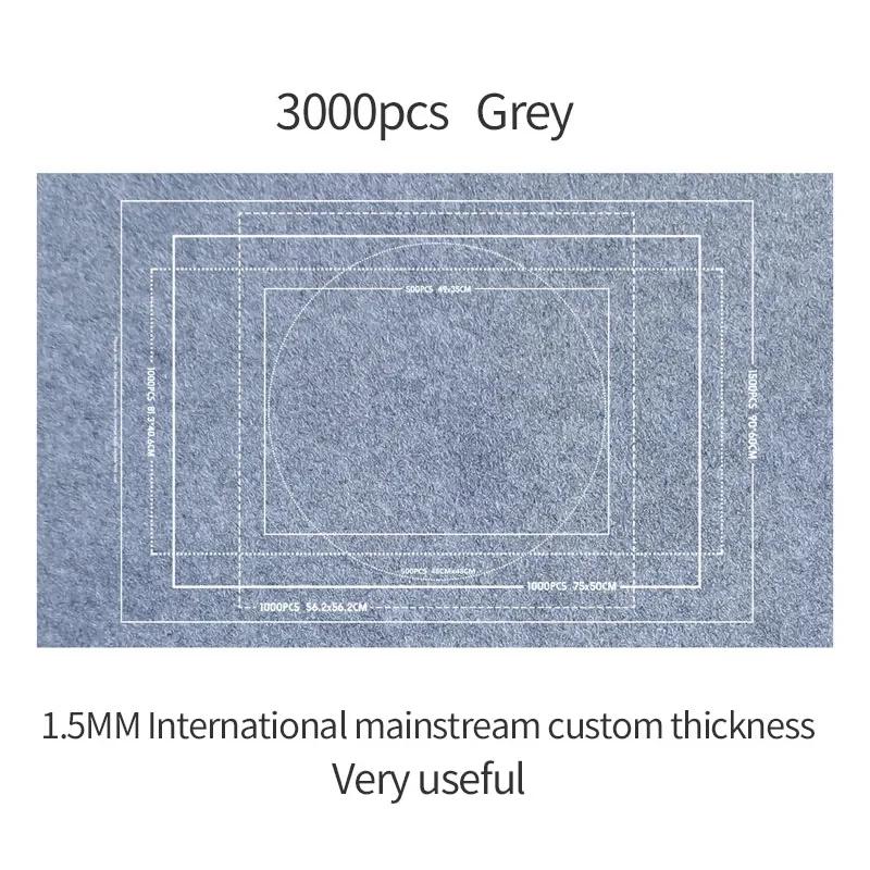 1500-3000Pcs Felt Puzzle Mat Set 10Color Available Puzzle Playing Blanket With Portable Travel Storage Bag Puzzle Accessories