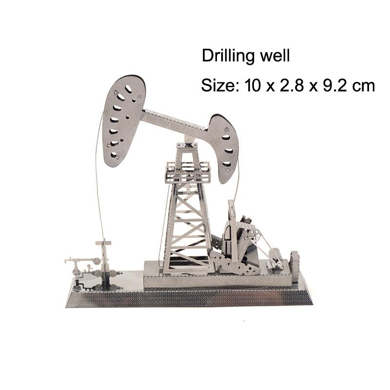World Architecture Ii 3D Metal Puzzle Model Diy Laser Cut Jigsaw Model For Adult Kid Educational Toys Desktop Decoration