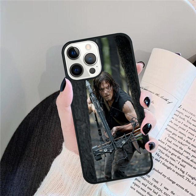 The Walking Dead Daryl D Phone Case Cover For iPhone 17 Air 15 16e 14 13 12 Pro Max 11 Pro Max Plus Coque Shell