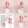 Sitting Posture Hatsune Miku Pvc Action Figure With Assembly Capability And Sakura Theme For Room Decoration And Gifts