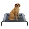 Lit de camp respirant pour chien surélevé Lit pour animaux de compagnie de luxe surélevé avec traversins amovibles en U Lit pour chien