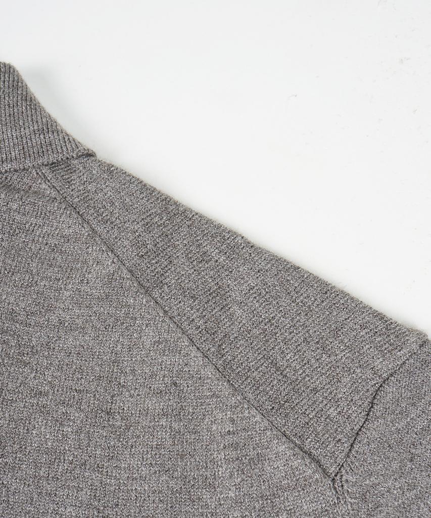 BIRBANTE Soft Washable Collared Knit - Melange Beige
