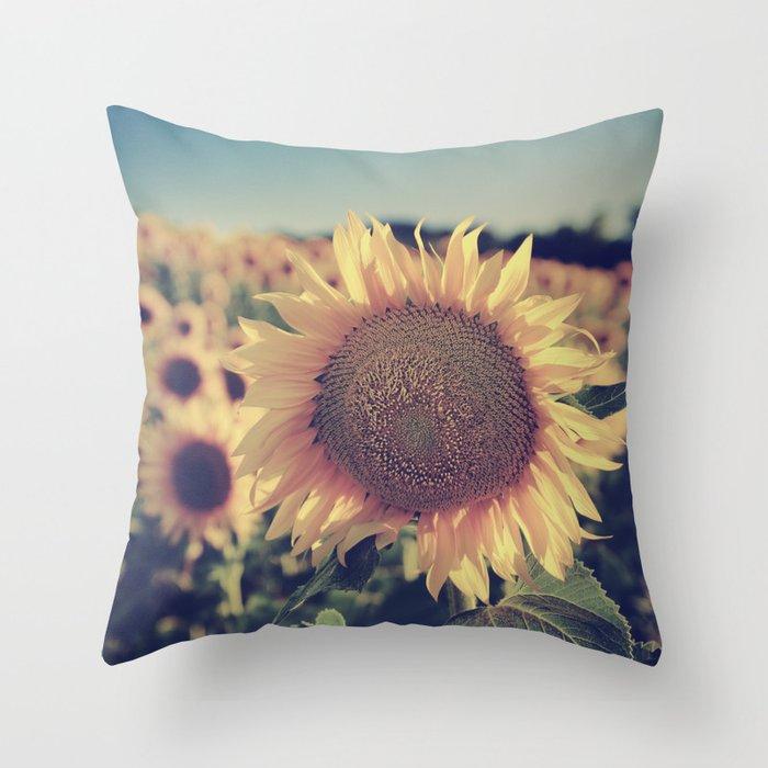 Home Decor Sunflower Cushion Cover Summer Sofa Pillowcase Bedroom Car Office Decor