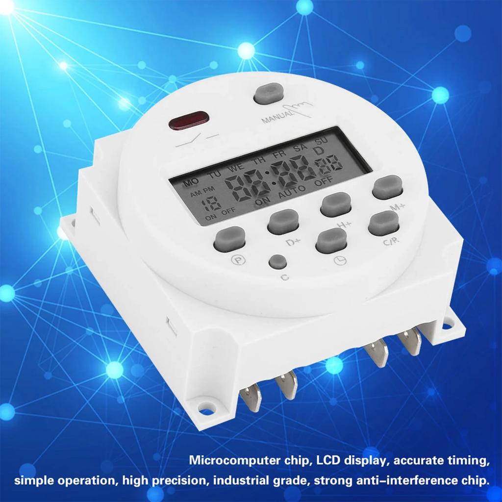 CN101A DC 12V Mini LCD Digital Microcomputer Control Power Timer Switch Time switch Relay Digital Time switch CN101A Time switch