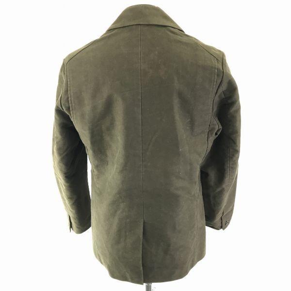 Tomorrowland Cotton Jacket Outer 46 Men S Khaki 4 Button Center Vent Full Lining Multiple Pockets(USED)