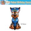 PAW Patrol Birth Date Decor Celebration Supplies Birth Date Celebration Disposable Tableware Collection Paper Board Napkin Balloon Infant Shower Decor