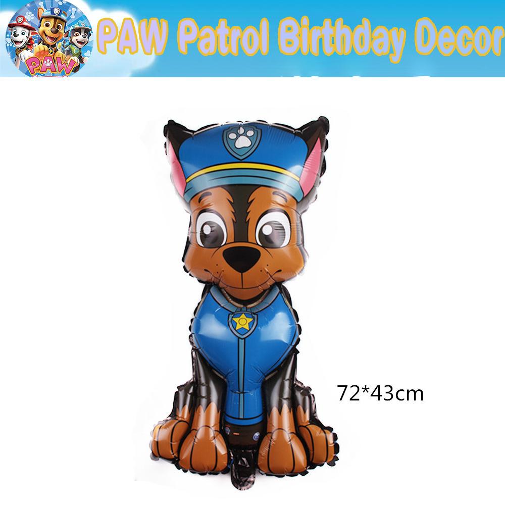 PAW Patrol Birth Date Decor Celebration Supplies Birth Date Celebration Disposable Tableware Collection Paper Board Napkin Balloon Infant Shower Decor