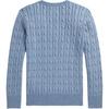 Polo Ralph Lauren Sweater Pony Embroidered Cotton Crew Neck Cable Knit Long Sleeve Kids Kids sweater 323702674-507