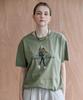 M.GRAF Leopard Flocking String Short Sleeve T-Shirt
