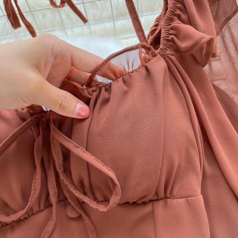 Pullovers Tops Women Strappy Crop Long Sleeves Backless Short Shirt Slim Pullover Tops